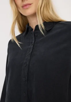 Cordkleid in Unifarbe