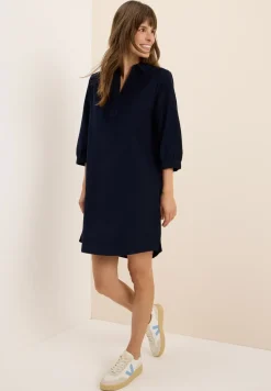 Cordkleid in Unifarbe