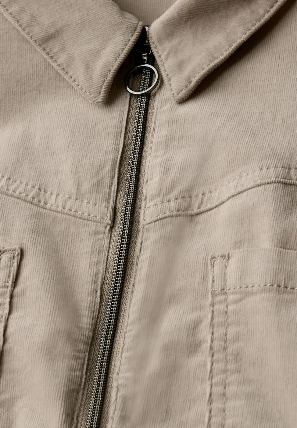 Cordkleid mit Zipper