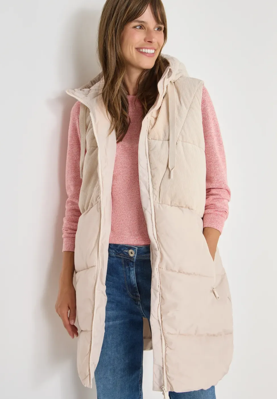 Cordmix Puffer Weste