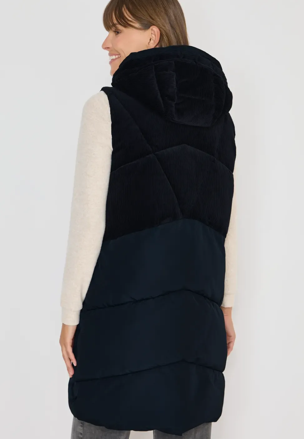 Cordmix Puffer Weste