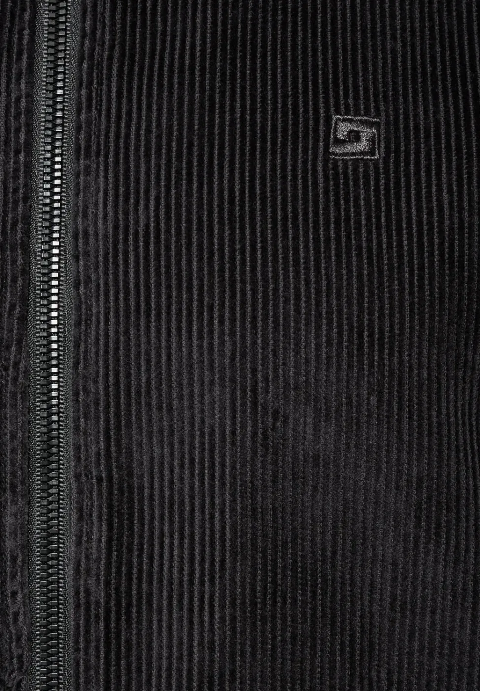 Cord-Overshirt mit Zipper