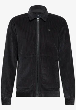 Cord-Overshirt mit Zipper