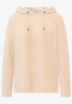 Cordshirt mit Kapuze
