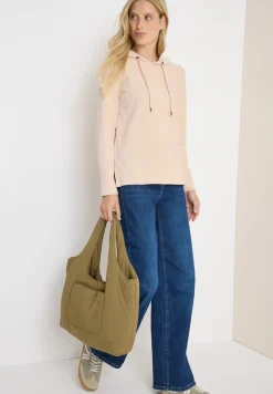 Cordshirt mit Kapuze