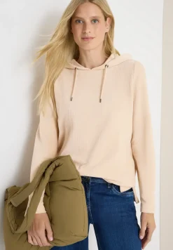 Cordshirt mit Kapuze