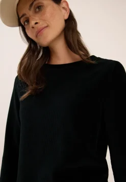 Cordshirt in Unifarbe