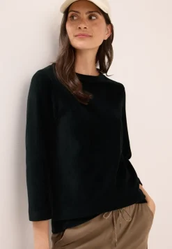 Cordshirt in Unifarbe