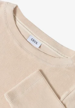 Cordshirt in Unifarbe