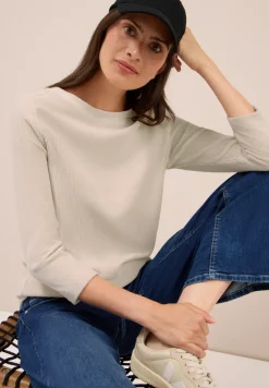 Cordshirt in Unifarbe