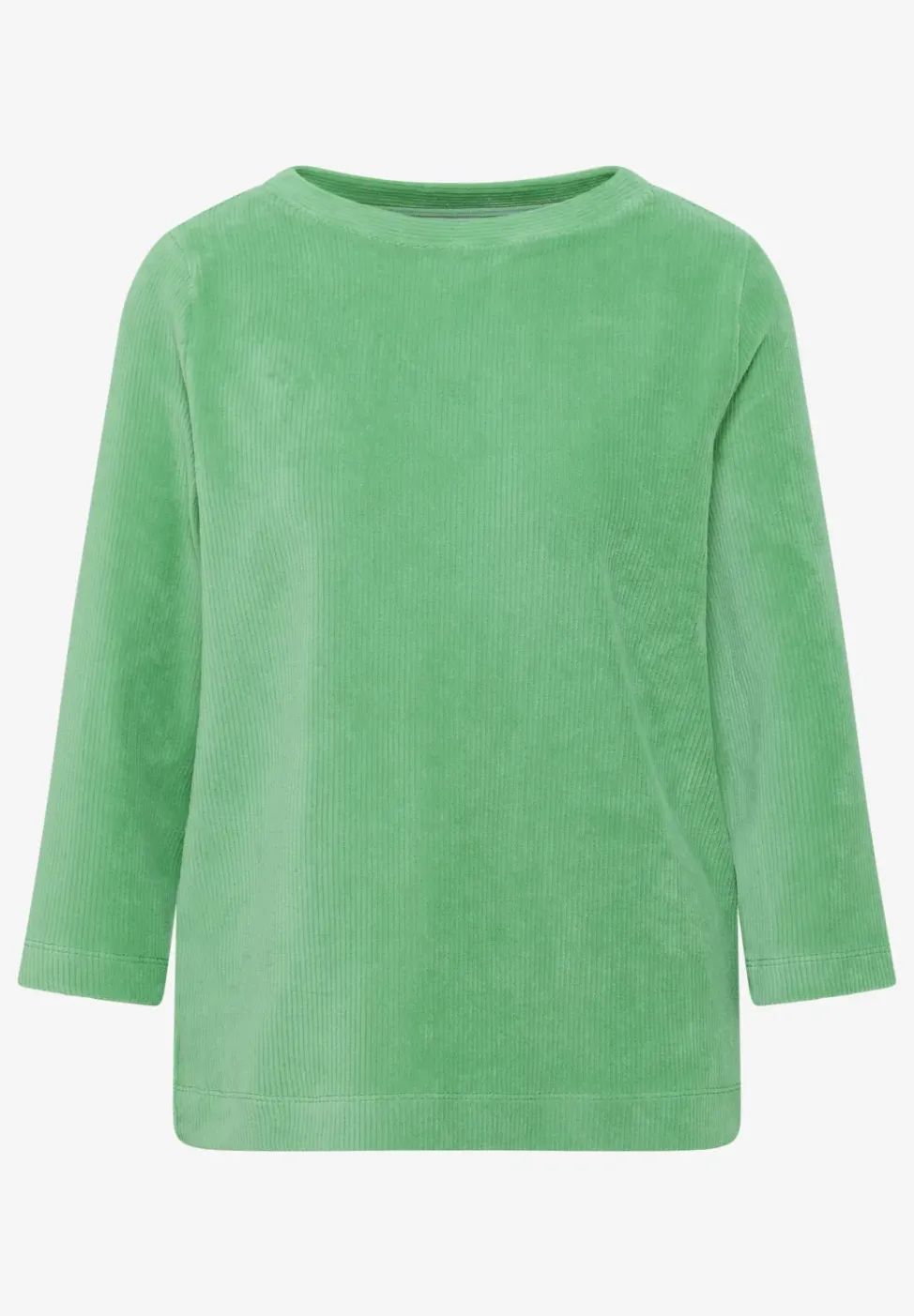 Cordshirt in Unifarbe