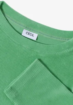 Cordshirt in Unifarbe