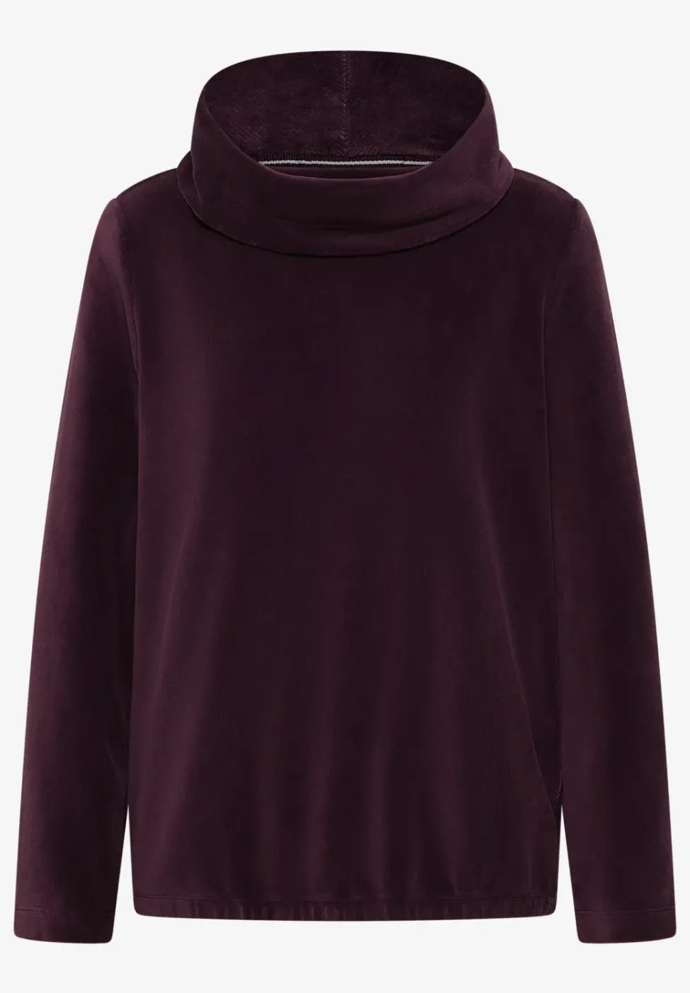 Cord Shirt mit großem Kragen