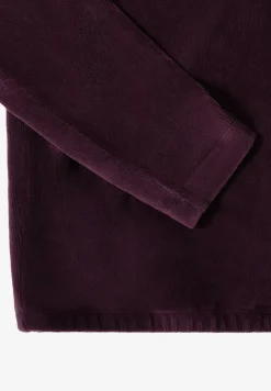 Cord Shirt mit großem Kragen