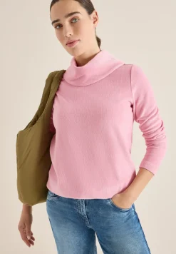 Cord Shirt mit großem Kragen