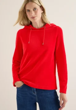 Cordshirt mit Kapuze