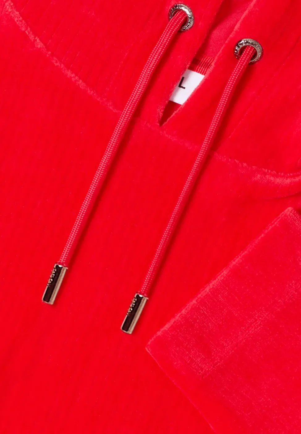 Cordshirt mit Kapuze