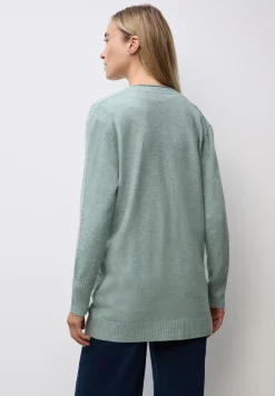 Cosy Cardigan mit Rollkante