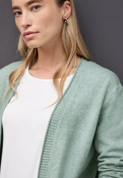 Cosy Cardigan mit Rollkante