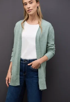 Cosy Cardigan mit Rollkante
