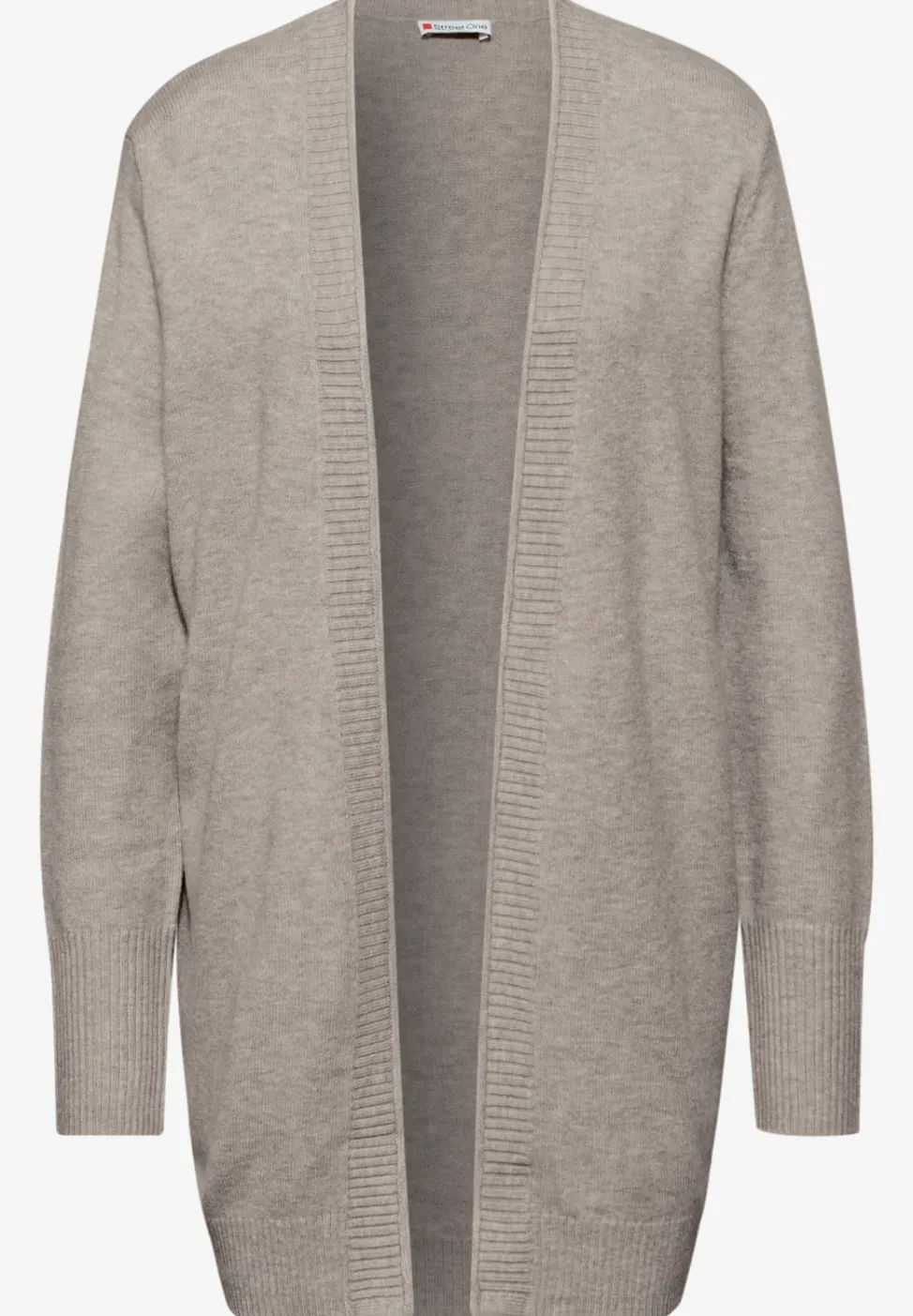 Cosy Cardigan mit Rollkante