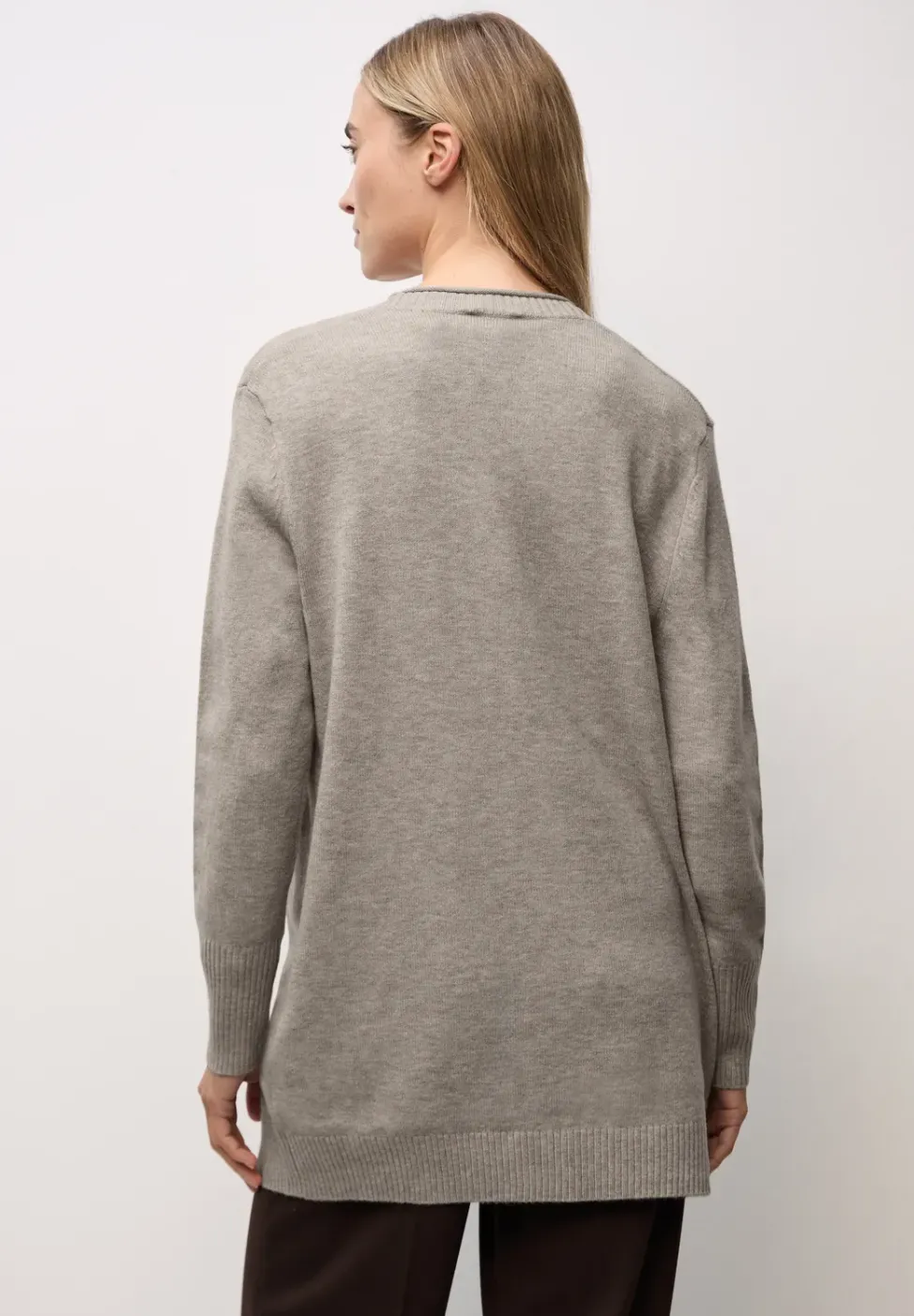 Cosy Cardigan mit Rollkante