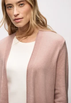 Cosy Cardigan mit Rollkante