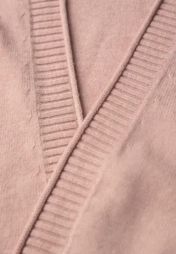 Cosy Cardigan mit Rollkante