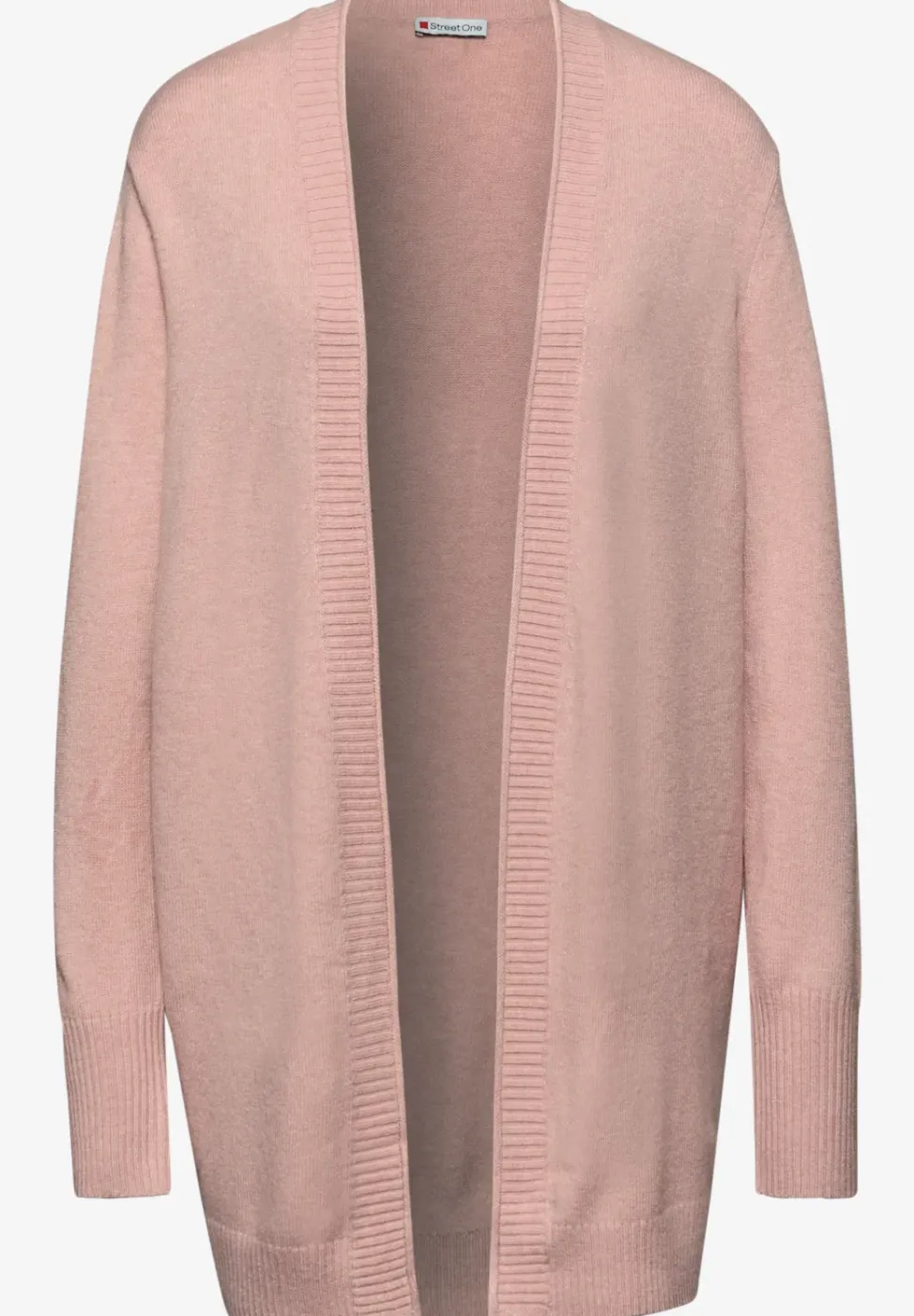 Cosy Cardigan mit Rollkante