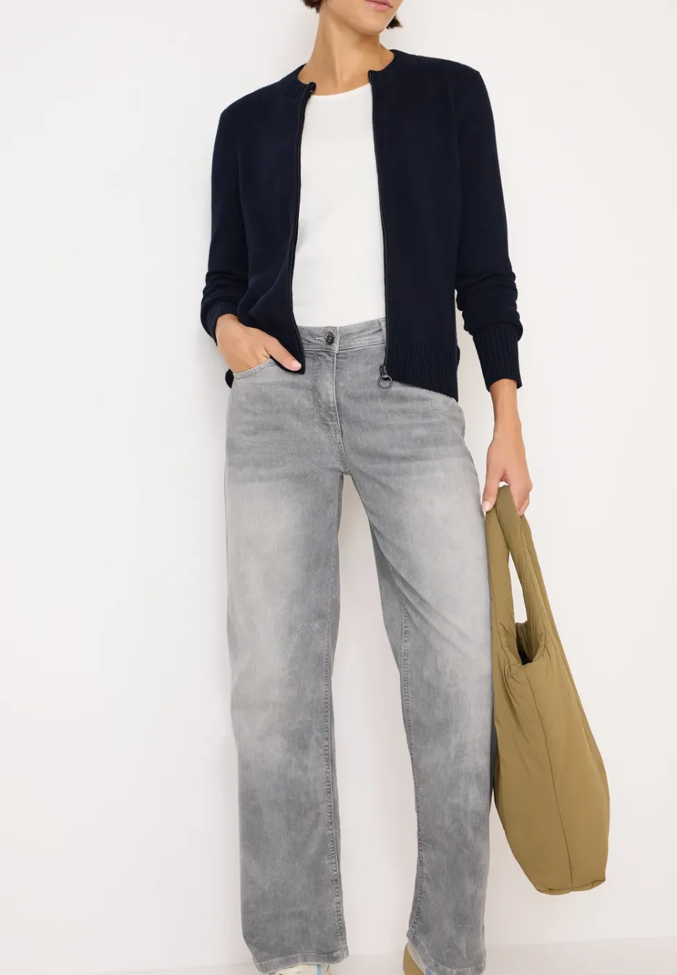 Cosy Cardigan mit Zipper