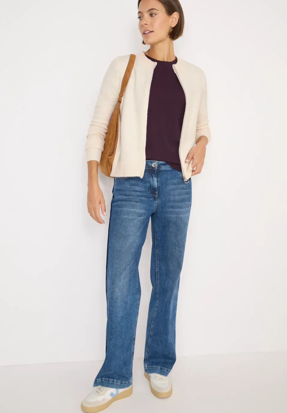 Cosy Cardigan mit Zipper