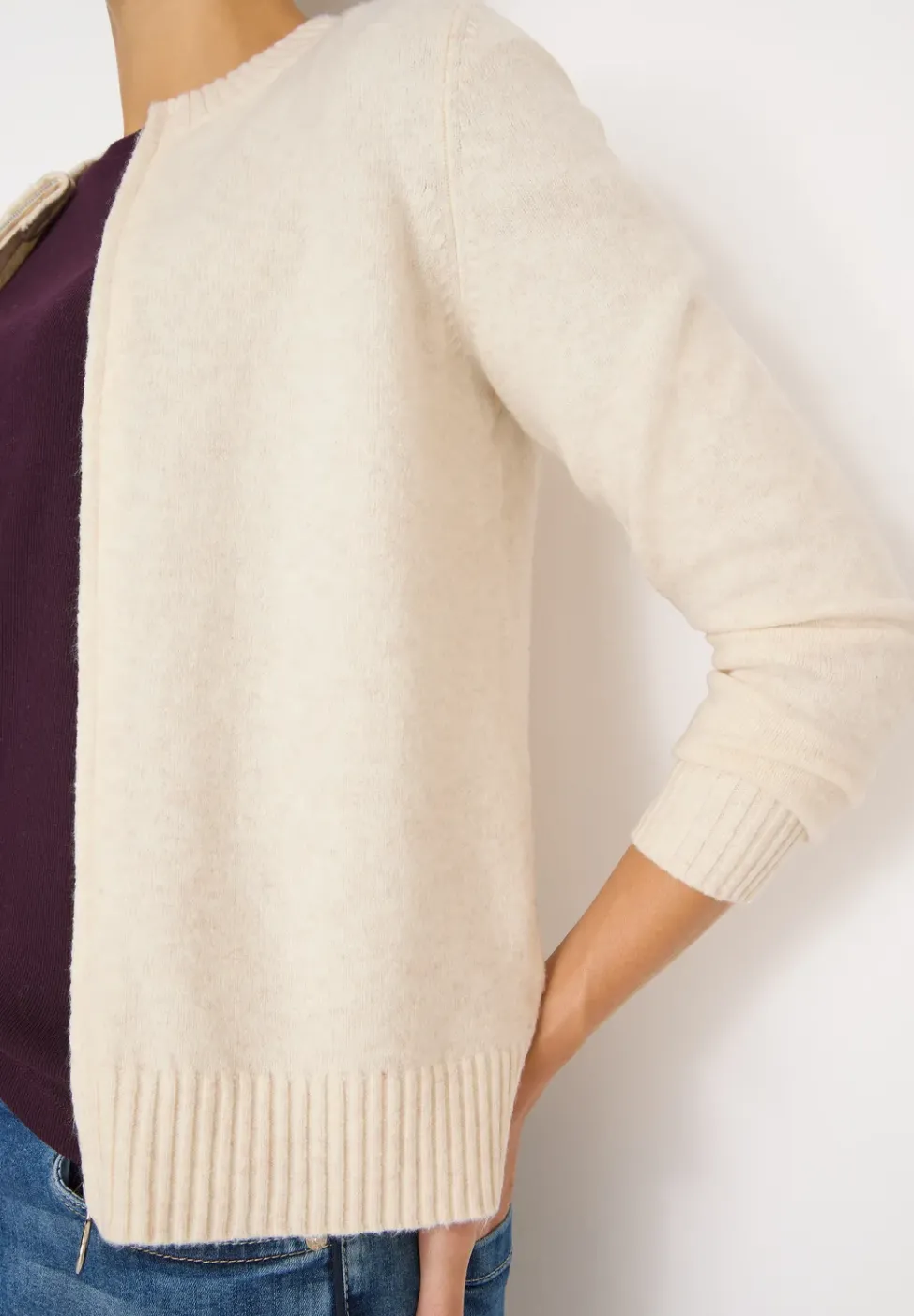 Cosy Cardigan mit Zipper