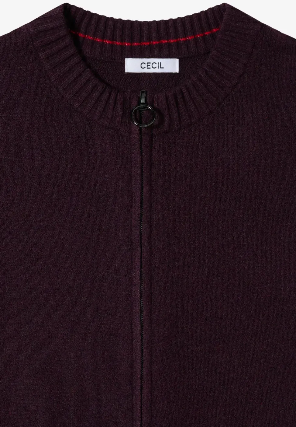 Cosy Cardigan mit Zipper