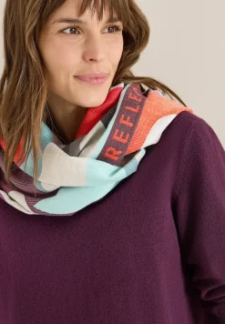 Cosy Loopschal mit Print