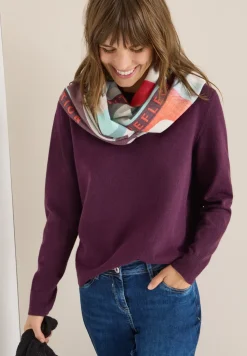 Cosy Loopschal mit Print