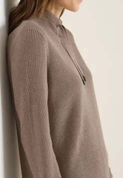Cosy Rippstruktur Kleid