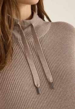 Cosy Rippstruktur Kleid