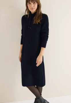 Cosy Rippstruktur Kleid