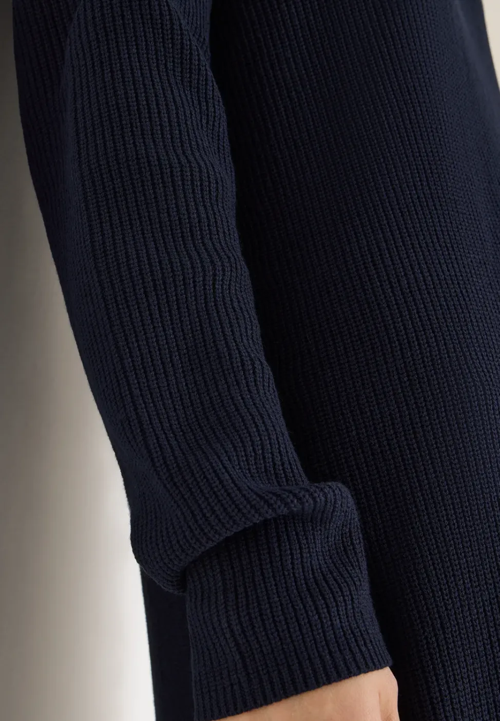 Cosy Rippstruktur Kleid
