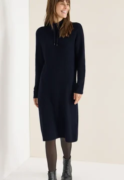 Cosy Rippstruktur Kleid