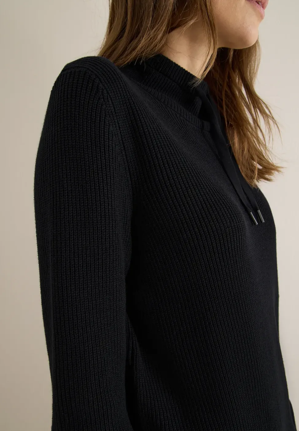 Cosy Rippstruktur Kleid