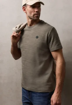 Cosy Slub T-Shirt mit Struktur