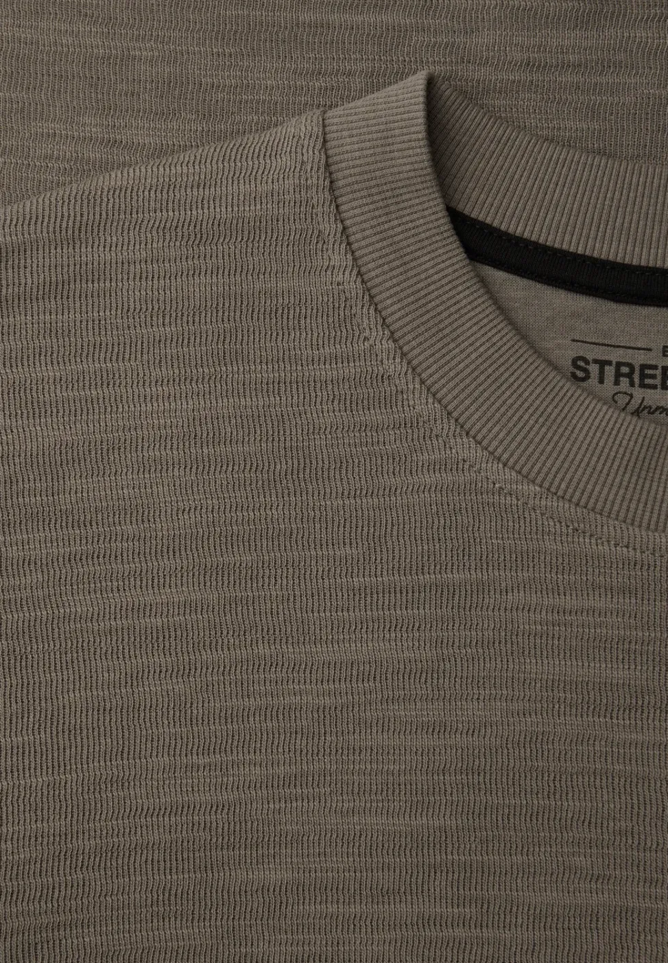 Cosy Slub T-Shirt mit Struktur