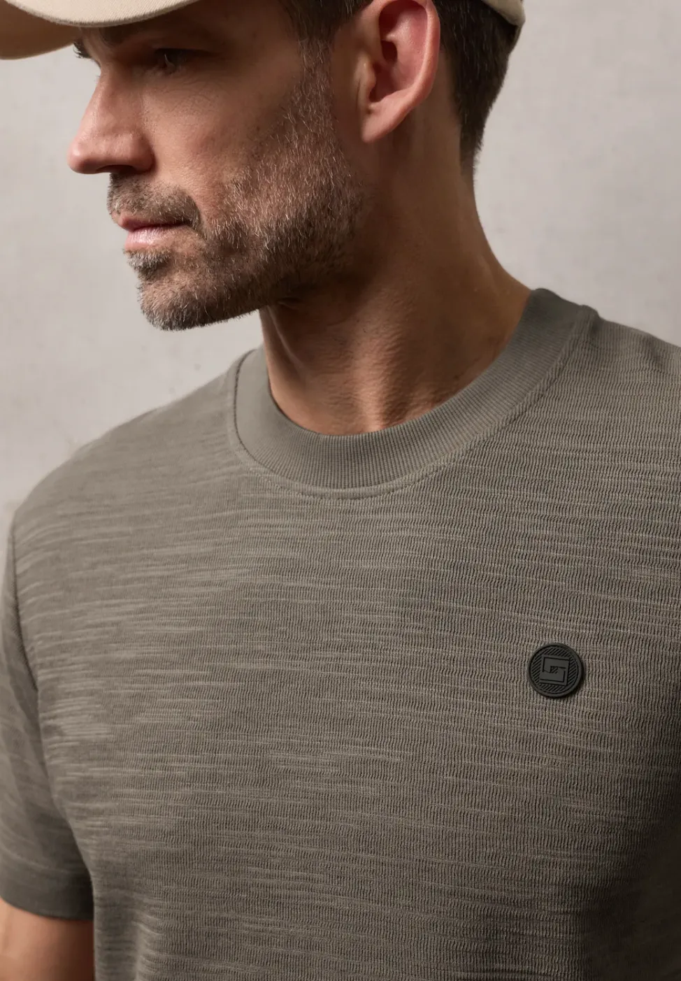 Cosy Slub T-Shirt mit Struktur