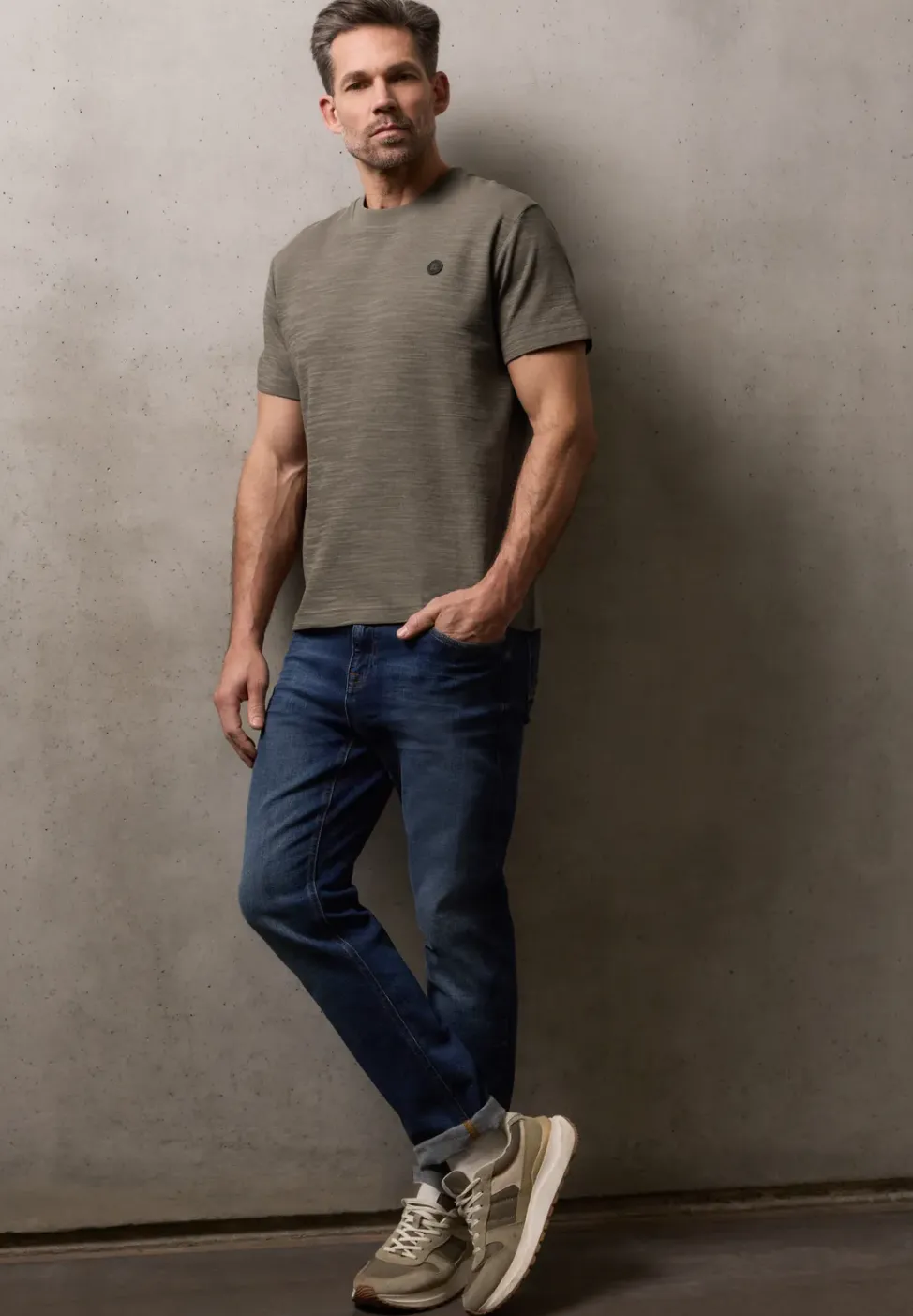 Cosy Slub T-Shirt mit Struktur
