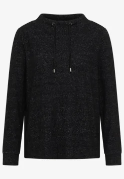 Cosy Melange Langarmshirt