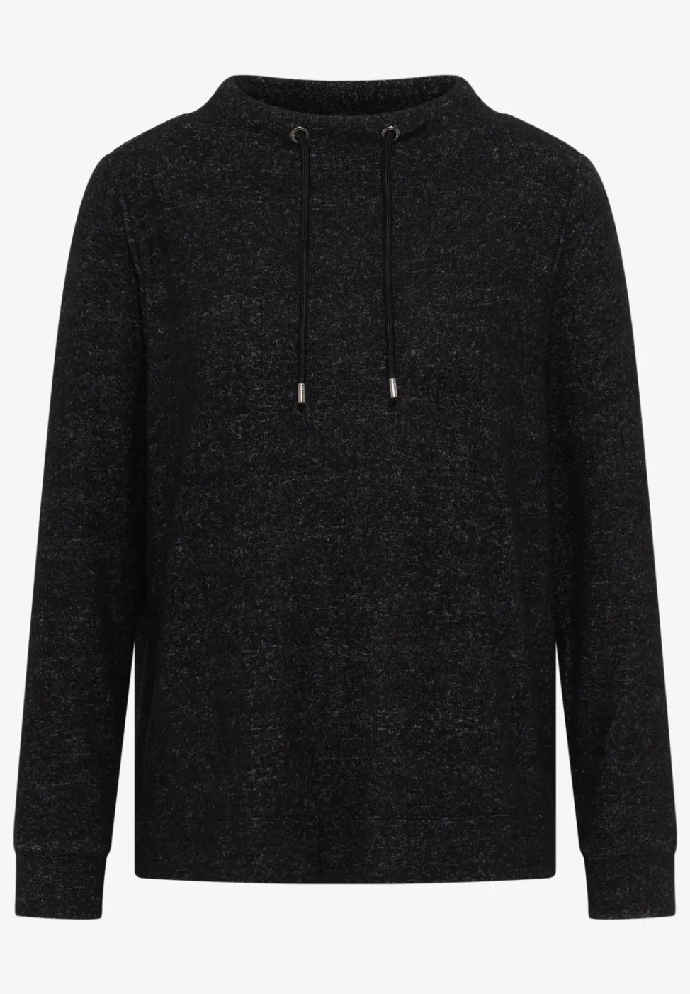 Cosy Melange Langarmshirt
