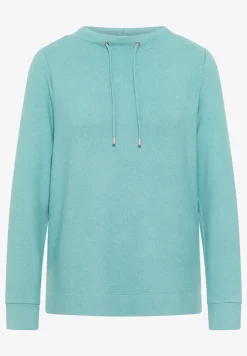 Cosy Melange Langarmshirt