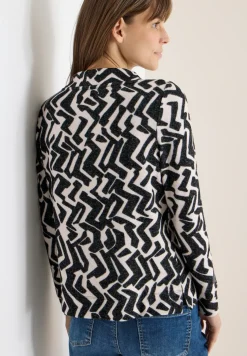 Cosy Shirt mit Grafikmuster