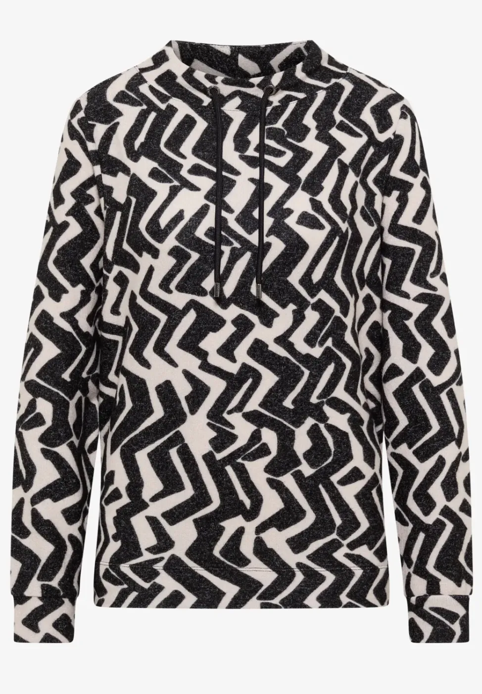 Cosy Shirt mit Grafikmuster